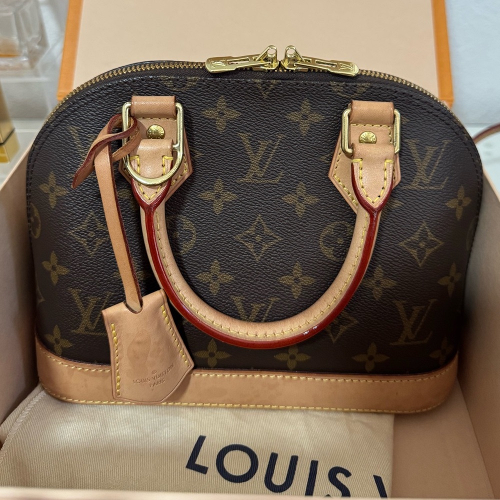 Louis Vuitton Alma BB Brown Monogram Bag